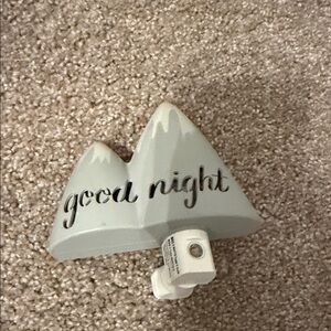 Good Night Mountain Wall Decor Night Light